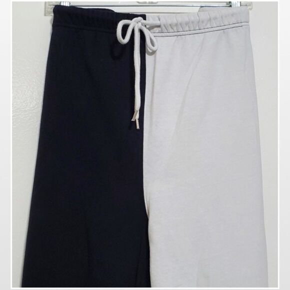 New Ultra Flirt Jogger Pants Womens Plus 3X Color Block Black White Sweats NWT - Picture 2 of 14